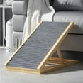 thumbnail image 1 of Dog Ramps For Large Dogs Dog Ramp,Wood Folding Portable Pet Ramp for Small to Medium Dogs and Cats,Portable for Beds,4 Step/Tier Up to 200 Lbs Suitable(Upgraded), 1 of 7