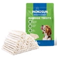 thumbnail image 1 of MON2SUN Rawhide Twist Sticks Small Dog Treats, 25.4 oz (120 Count),, 1 of 9