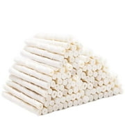 MON2SUN Dog Rawhide Twist Sticks Natural 5 inch Thin Sticks Rawhide Chews Dog Treats for Puppy and Small Dogs 120 Count