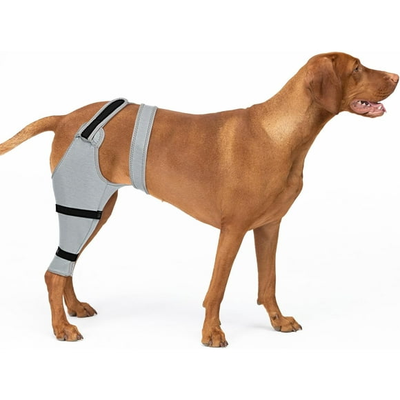 Dog Rear Leg Sleeve to Stop Licking, Soft Breathable Surgical Sleeve for Recovery After TPLO, ACL, Wound Cover for Back Hip and Thigh,Dog Cone Alternative (Grey)