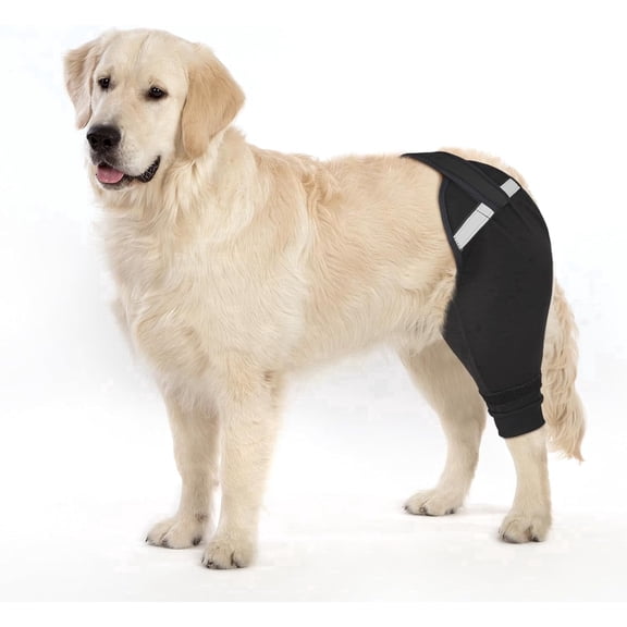 Supet Dog Rear Leg Sleeve for Licking Prevention, Non-Slip Design, TPLO Surgery Recovery, Wound & Skin Protection, Breathable Soft Fabric