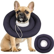 Dog Recovery Collar, Waterproof Soft Dog Cone After Surgery, Comfy Protective Elizabethan Collar Alternative for Dogs Cats, Adjustable Pet Neck Donut Cone Anti-Licking Biting Wounds
