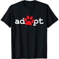 thumbnail image 1 of Dog Rescue Adopt Paw T-Shirt, 1 of 5