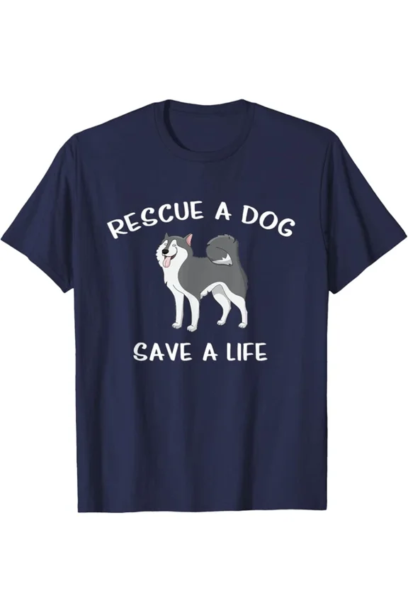 Dog Rescue T Shirt - Save A Life Pet Adoption Tee Unisex S-5XL Hot Trending Shirt, Vintage Birthday Gift