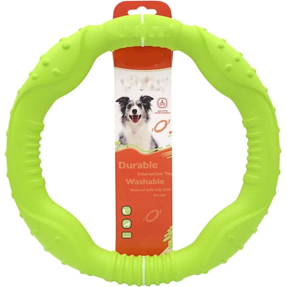 Dog Ring Toy - Durable Flying Ring for Fetch, Water Play & Training, Tough Chew-Proof Design, Easy-Throw Lightweight Frisbee
