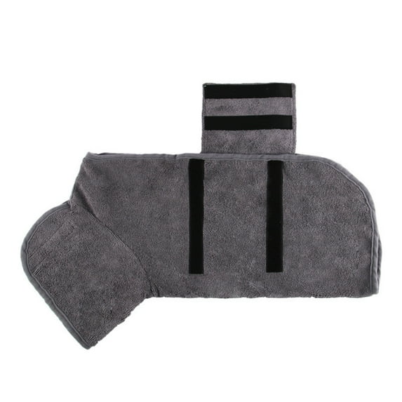 Dog Robe Dog Bathrobe Towel, Microfibre Dog Towel Robe Dog Drying Coat, Adjustable Dog Bath Robe Towel for Drying Dogs, Fast Drying Dog Robes for After Bath Beach Pool