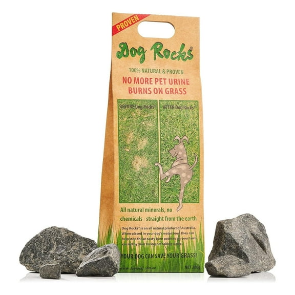 Dog Rocks for Urine Burning Grass - 200g Natural Pet Rock to Help Maintain Green Lawn - Grass Savers for Dog Urine - 2 Month Supply for Use in Water Bowls or Yard C80