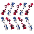 thumbnail image 1 of Dog Rope Bone Bulk Packs Small to Medium Breeds 8 Inch Fun Tug Play Fetch Toys (Mixed - 10 Rope Bones), 1 of 6