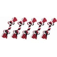 thumbnail image 1 of Dog Rope Bone Bulk Packs Small to Medium Breeds 8 Inch Fun Tug Play Fetch Toys (Red - 5 Rope Bones), 1 of 6