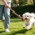 thumbnail image 1 of Dog Rope Chew Toy for Aggressive Chewers, Tough Cotton Teething Tug Toy with Knots for Puppies and Small Dogs, Dental Cleaning and Interactive Play, 1 of 6