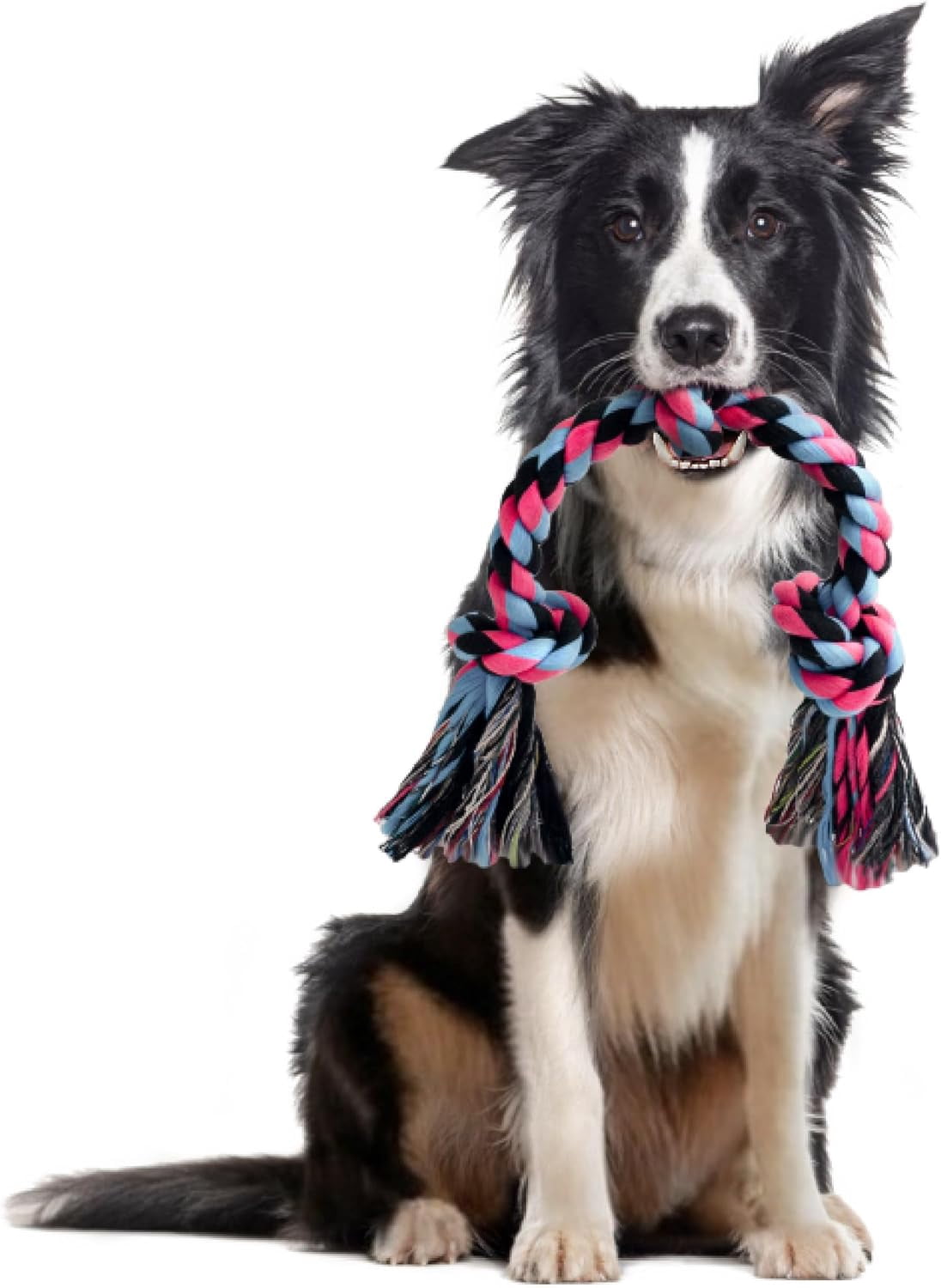 Dog Rope Toy for for Medium Dogs, Durable Cotton Dog Chew Toys for Aggressive Chewers, Interactive Tug of War Dog Toys for Medium to Large Breed