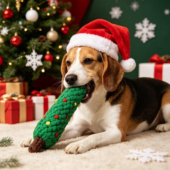 Dog Rope Toys, Christmas Gift for Small to Large Dogs Aggressive Chewers 1Pc _ #07 _ G