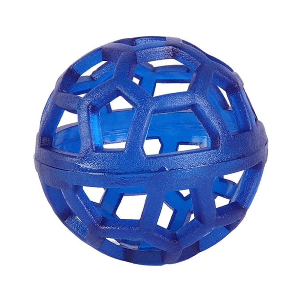 ALL FOR PAWS Pet HOL-ee Roller Dog Toy Puzzle Ball, Natural Rubber -  Lightweight, Ideal Bounce Balls for Dogs -Stretchy Rubber Dog Ball Toy for  Large