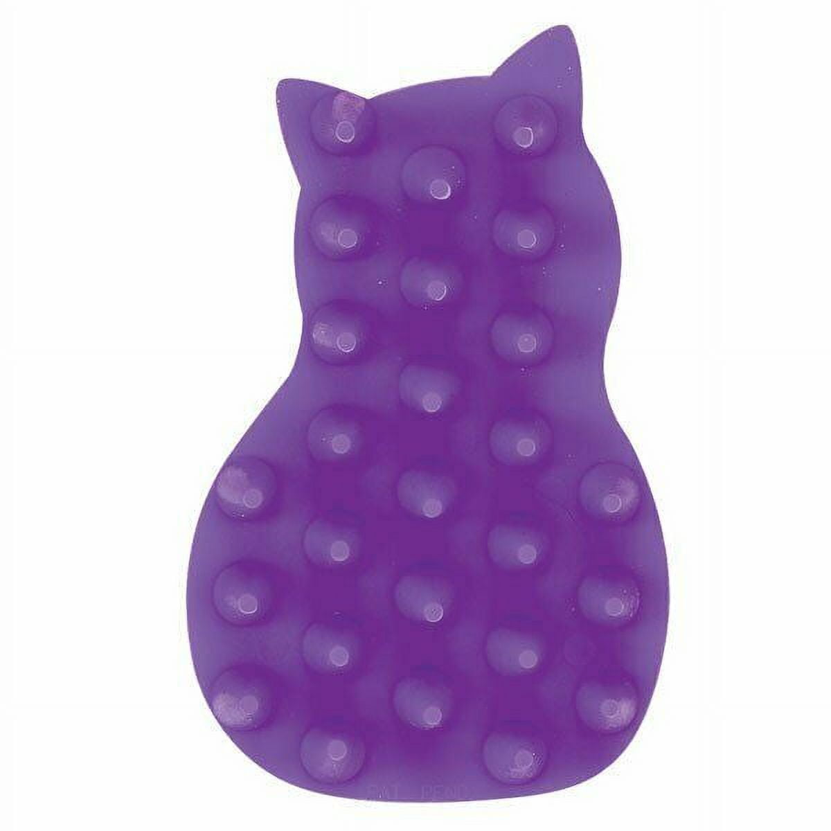 Dog Rubber Curry Brushes Pet Grooming Collect Hair Wet Dry Coat Massager Bathing (Cat Brush)