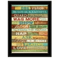 thumbnail image 1 of Dog Rules By Marla Rae Printed Framed Wall Art Wood Multi-Color, 1 of 3