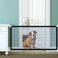thumbnail image 1 of Dog Safety Gate Mesh Fence Portable Folding Safety Gate Install Anywhere 110*72CM, 1 of 7