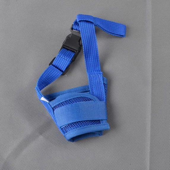 Dog Safety Muzzle Muzzel Adjustable Biting Barking Chewing Pet Dog Adjustable Mask Bark Bite Mesh Mouth Muzzle Anti Stop Chewing