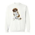 thumbnail image 1 of Dog Saint Bernard. Sweatshirt Men -Image by Shutterstock, Male Medium, 1 of 4