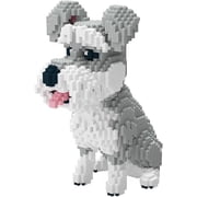 Dog Schnauzer Micro Building Blocks Set 2817PCS  Gift for Adults and Kids