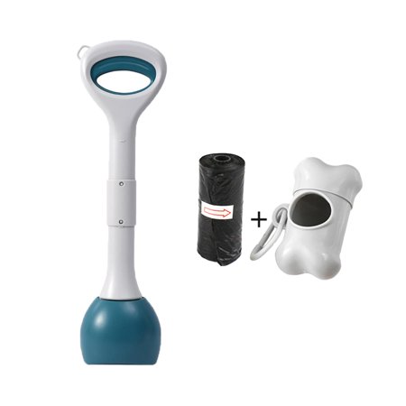Dog Scooper, Gripper Pet Stool Scooper, Easy to Use, Dog Pick up Tool, Portable Picker for Park Walking, Traveling, 49cm