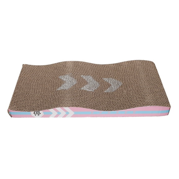 Dog Scratch Board for Nails Cat Scratching Post Cat Toy 44X23X4.3CM Brown