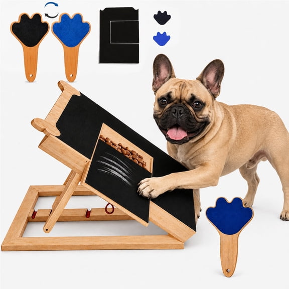 Viyuse Dog Nail Scratch Board with Treat Box Set, Large Dog Nail File Board and Mini Scratch Pads, Stress-Free Alternative to Traditional Nail Clippers and Electric Grinders