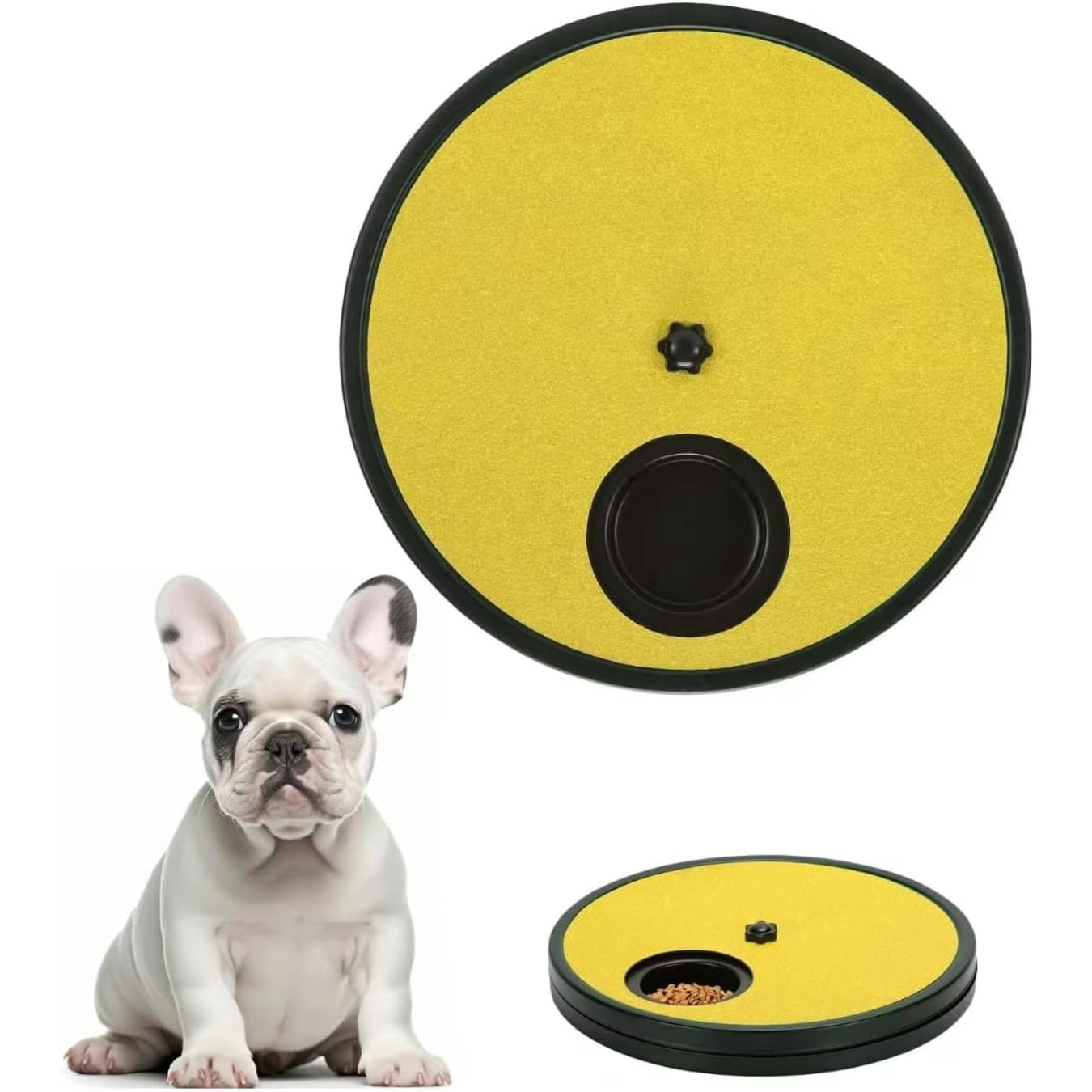 Dog Scratch Pad for Nails, 3 in 1 Rotatable Round Dog Scratch Pad, Dog ...