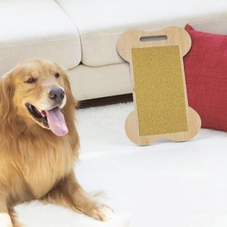 Dog Scratching Pad for Nails, Dog Scratch Pad for Nails, Supplies Double Sided Large Dog Nail , for Indoor Dogs Paw Large Dogs Yellow