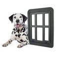 thumbnail image 1 of Dog Screen Door, Inside Door Flap 8.2x9.6 inch Lockable Pet Screen Door Magnetic Closure Sturdy Doggie Door for Screen Door, Black, 1 of 9