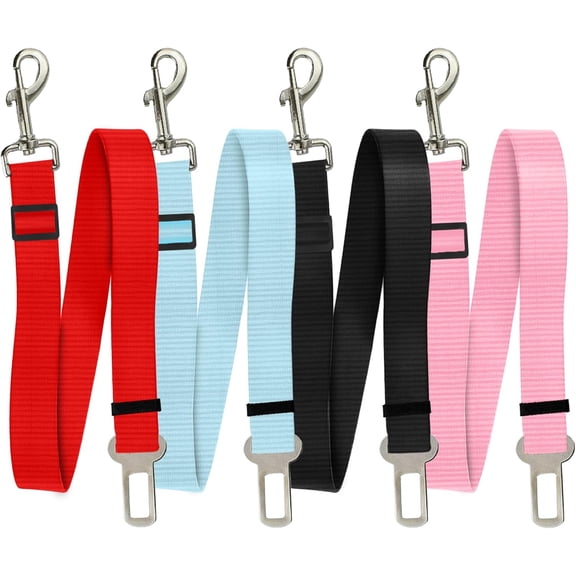 Pet Car Seat Belt, Kadlawus Pet Car Seat Belt, Adjustable Dog Safety ...