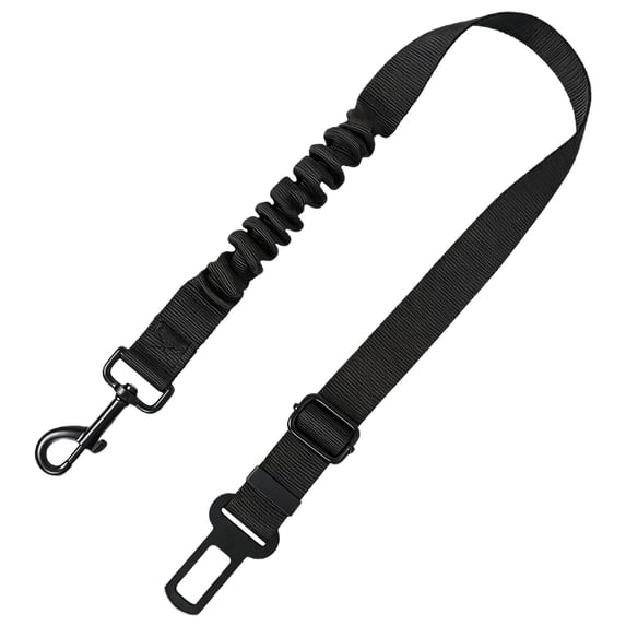 Dog Seat Belt, Durable Retractable Dog Car Harness Adjustable Dog Seat Belt for Vehicle Nylon Pet Safety Seat Belts Heavy Duty & Elastic