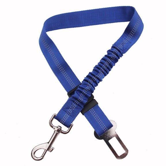 Dog Seat Belt, Rvkxad BungeTECH Shock Attenuation Safety Tether, Heavy Duty Nylon Adjustable Car Restraint for Dogs All Sizes, Blue