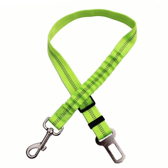 Dog Seat Belt, Rvkxad BungeTECH Shock Attenuation Safety Tether, Heavy Duty Nylon Adjustable Car Restraint for Dogs All Sizes, Green