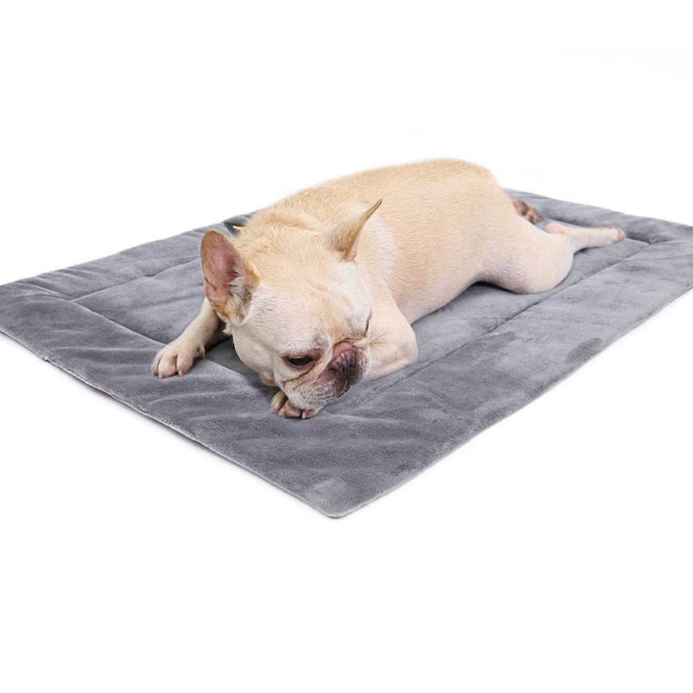 Dog Self Heating Pad 43"x28" Thermal Pet Mat, Soft Warm Kennel