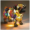thumbnail image 1 of Dog Series Art Night Light, Cute Pug Theme Desktop Led Table Lamp With Soft Warm Ambiance Light, Perfect Pet-Themed Gift For Dog Lovers, 1 of 3