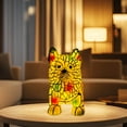 thumbnail image 1 of Dog Series Art Night Light Dachshund Lamp Resin Stained Glass Dog Lamp Tabletop Night Light Cute Pet Dogs Themed LED Table Lamps for Bedroom and Living Room Decoration, 1 of 9