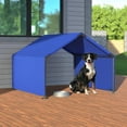 thumbnail image 1 of Dog Shade Shelter Outdoor Tent for Small Medium Dogs, Waterproof Sun Protection Pet House for Dogs, Small Animals and Livestock, Blue, 1 of 13