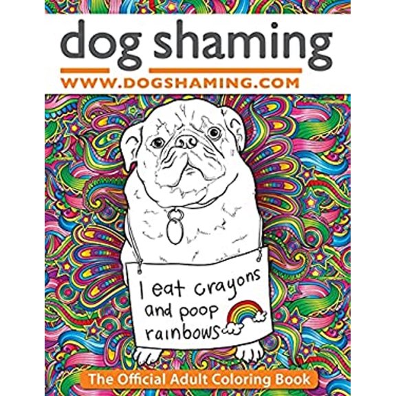 Pre-Owned Dog Shaming: The Official Adult Coloring Book Paperback Pascale Lemire