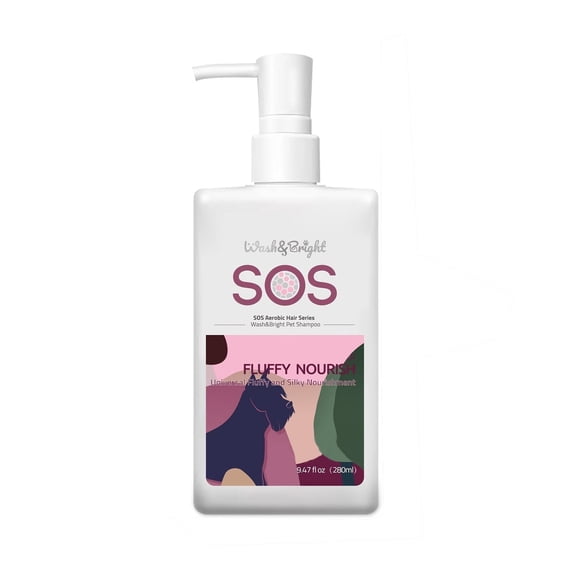 Fluffy Coat Volumizing & Detangling Dog Shampoo with Argan Oil, silkyShine, Natural Fragrance
