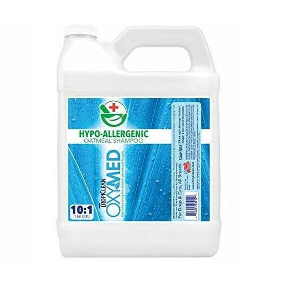 Dog Shampoo Hypoallergenic Soothing Oatmeal Clean Soft Coat Gallon Concentrate