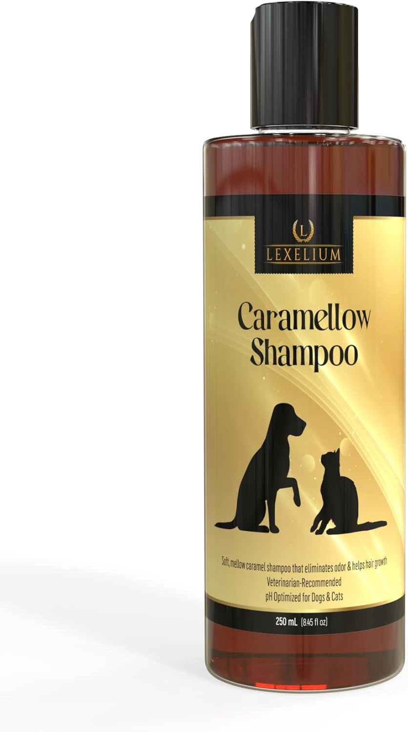 Image showcasing Dog Shampoo for Itchy Skin - Infused with Caramel & Herbal Extracts for ...