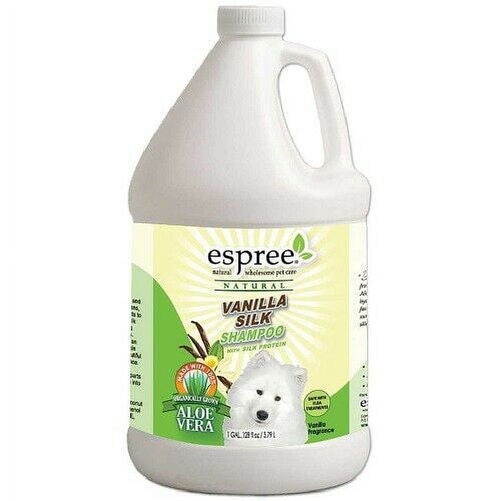 Dog Shampoo Vanilla Silk Natural Soothing Grooming Concentrated Gallon