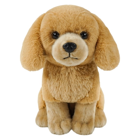 Dog-Shape Plush Toy, Soft Stuffed Animal Pillow Figure for Halloween, Christmas, Birthday (22cm Golden Retriever)