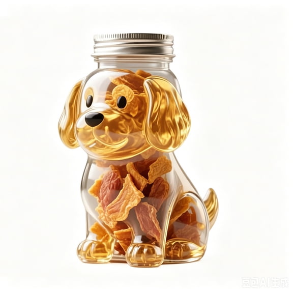 Dog Shaped Candy Jar Airtight Container For Coffee Beans Cookies Snacks Kitchen Storage Canister