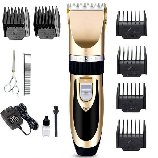 Dog Shaver Clippers, Low Noise Rechargeable Cordless Dog Grooming Kit