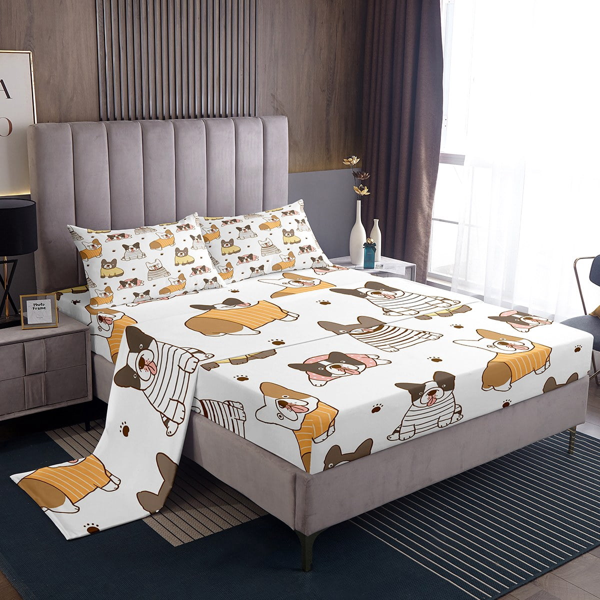 dog-sheet-set-twin-size-kawaii-dogs-kids-sheets-cute-pug-shar-pei-puppy