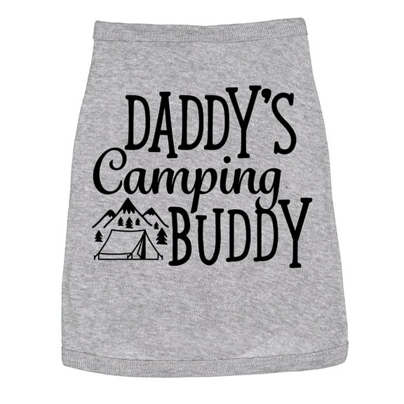 Dog Shirt Daddys Camping Buddy Cute Outdoor Clothes for Puppy