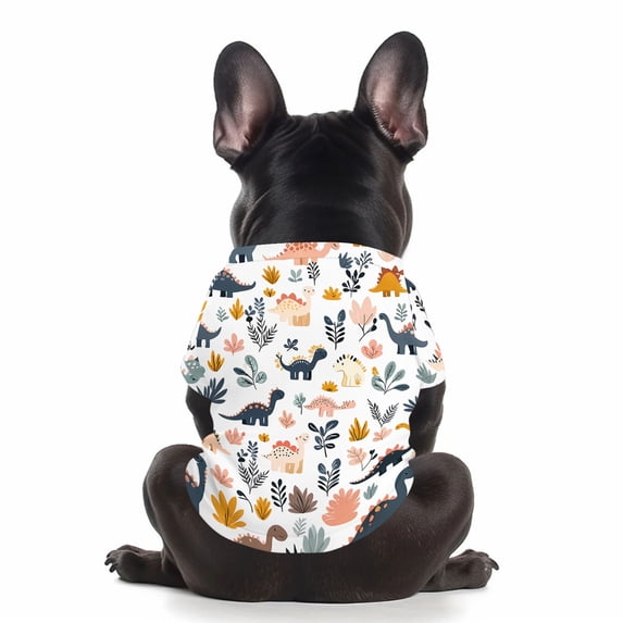 Dog Shirt for Large Dogs Dog Tshirts for Large Dogs Large Dog Shirt All Over Playful Dinosaur Print Pet Apparel Lightweight Breathable Casual Pet Clothes for Daily Outdoor Walks,