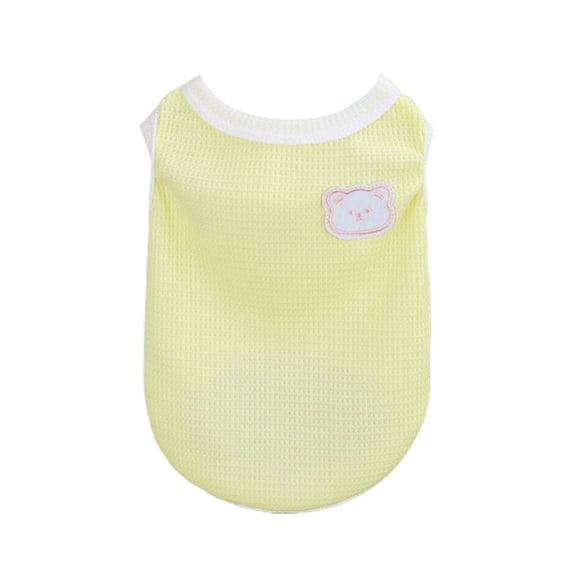 Dog Shirt Pet Printed Shirts Soft Breathable Puppy Sleeveless Vest Cute Dog Cotton Clothing Sweatshirt for Small Dogs and Cats