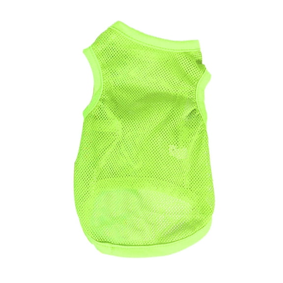 Dog Shirt Plain Breathable Mesh Fabric Quick Drying Puppy T-Shirt for Summer